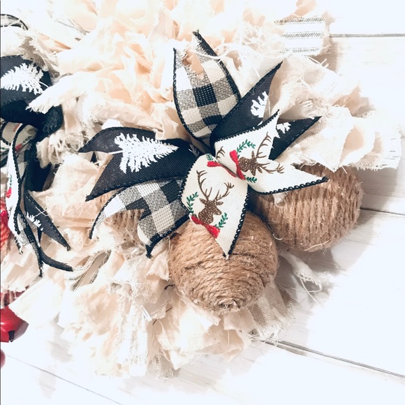 Adorable Rag Wreath - Picture 4 of 8
